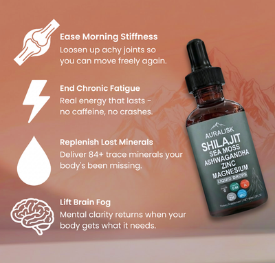Joint Support Shilajit Drops – 5-in-1 Formula